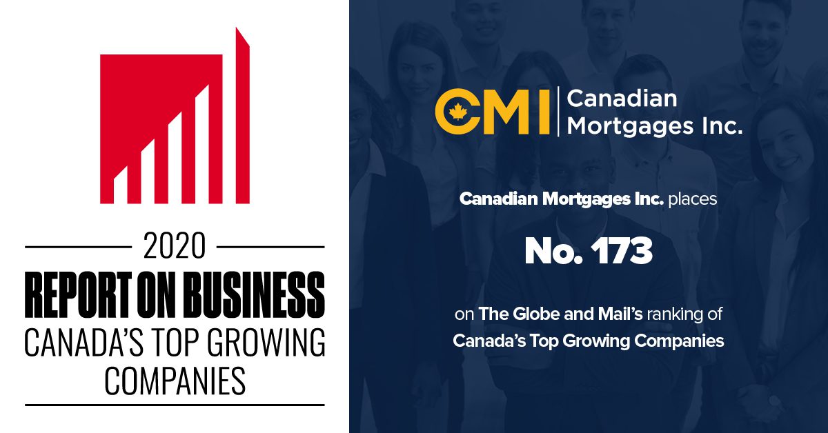 Canadian Mortgages Inc Canada's Top Growing Companies 2020