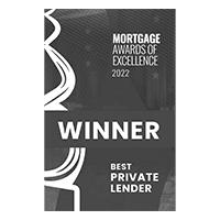 Mortgage Awards of Excellence 2022 Winner Best Private Lender Logo
